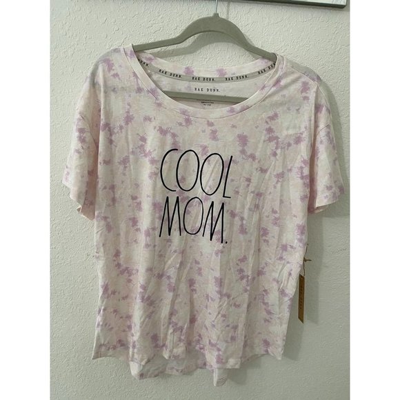 NWT Rae Dunn Cool Mom Tie Dye Shirt - Picture 1 of 5
